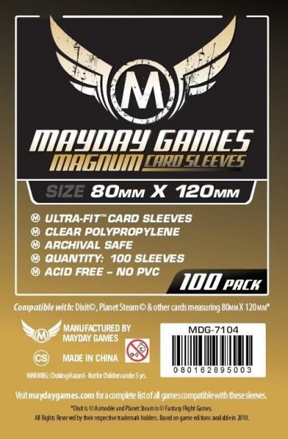 Fundas Mayday 80 x 120 mm - Dixit - 100 unidades