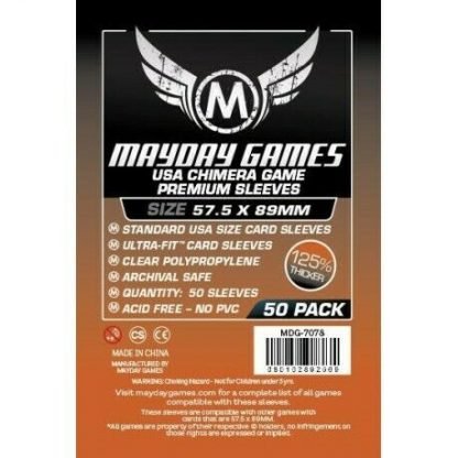 Fundas Mayday Games 57,5 x 89mm x 50 Unds