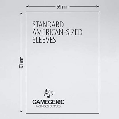 Fundas Gamegenic Estándar American  Sleeves 59 x 91 mm (50 unds) - Imagen 3